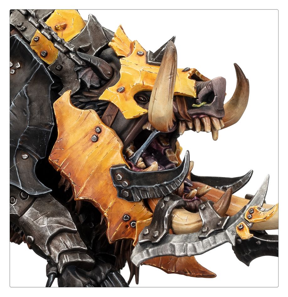 Warhammer: Age of Sigmar - Orruk Warclans - Tuskboss on Maw-Grunta | Gamers Paradise