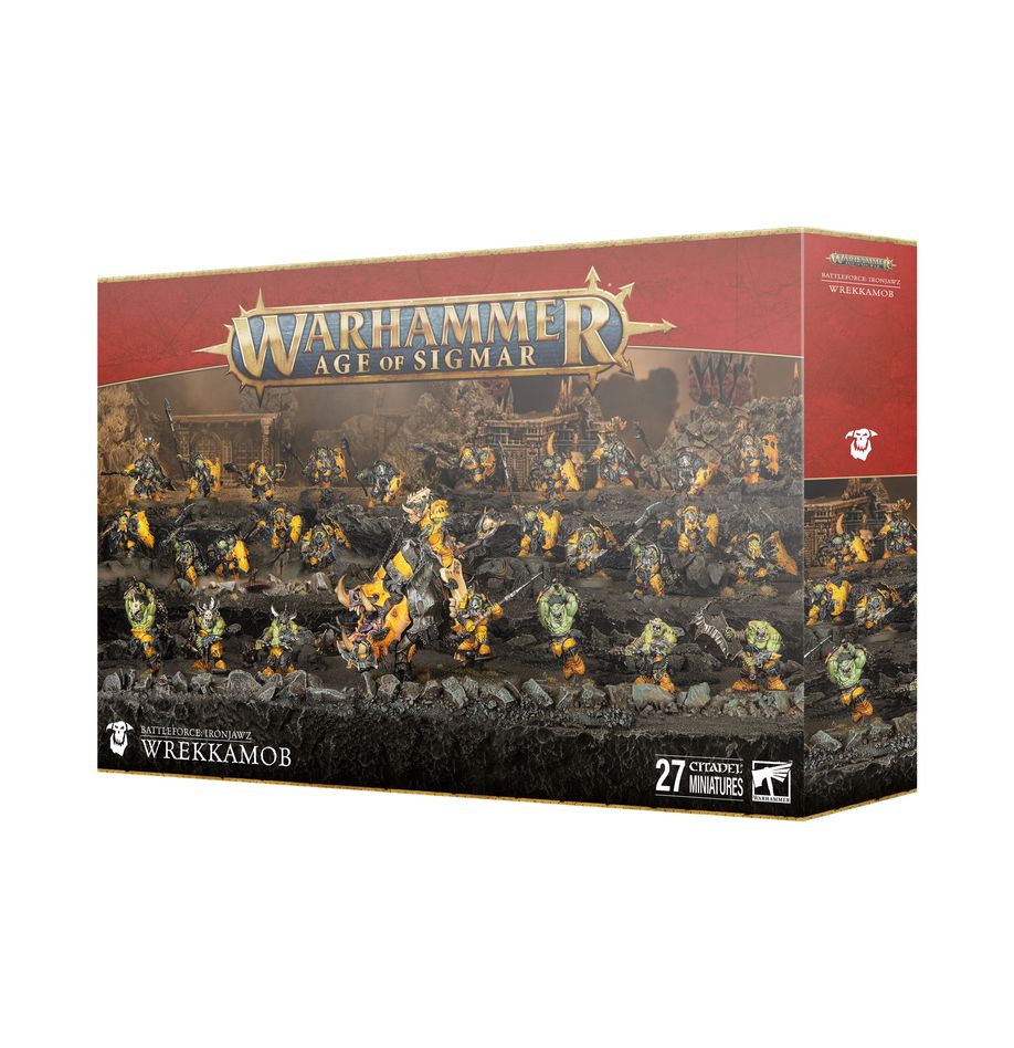 Warhammer: Age of Sigmar - Ironjawz - Battleforce: Wrekkamob (Preorder) | Gamers Paradise