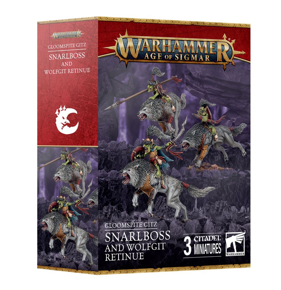 Warhammer: Age of Sigmar - Gloomspite Gitz - Snarlboss and Wolfgit Retinue | Gamers Paradise