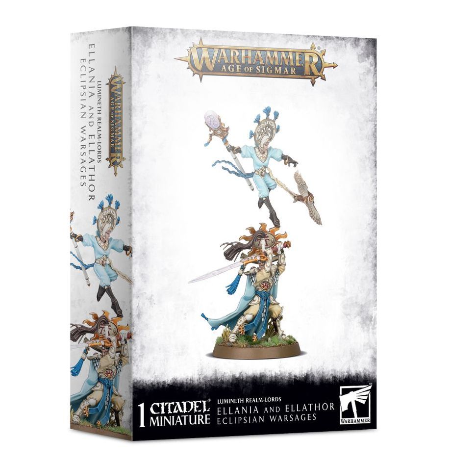 Warhammer: Age of Sigmar - Lumineth Realm-Lords - Ellania & Ellathor Eclipsian Warsages | Gamers Paradise