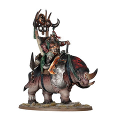 Warhammer: Age of Sigmar - Ogor Mawtribes - Morga the Mighty – Overtyrant / Tyrant on Glutthorn (PREORDER) | Gamers Paradise