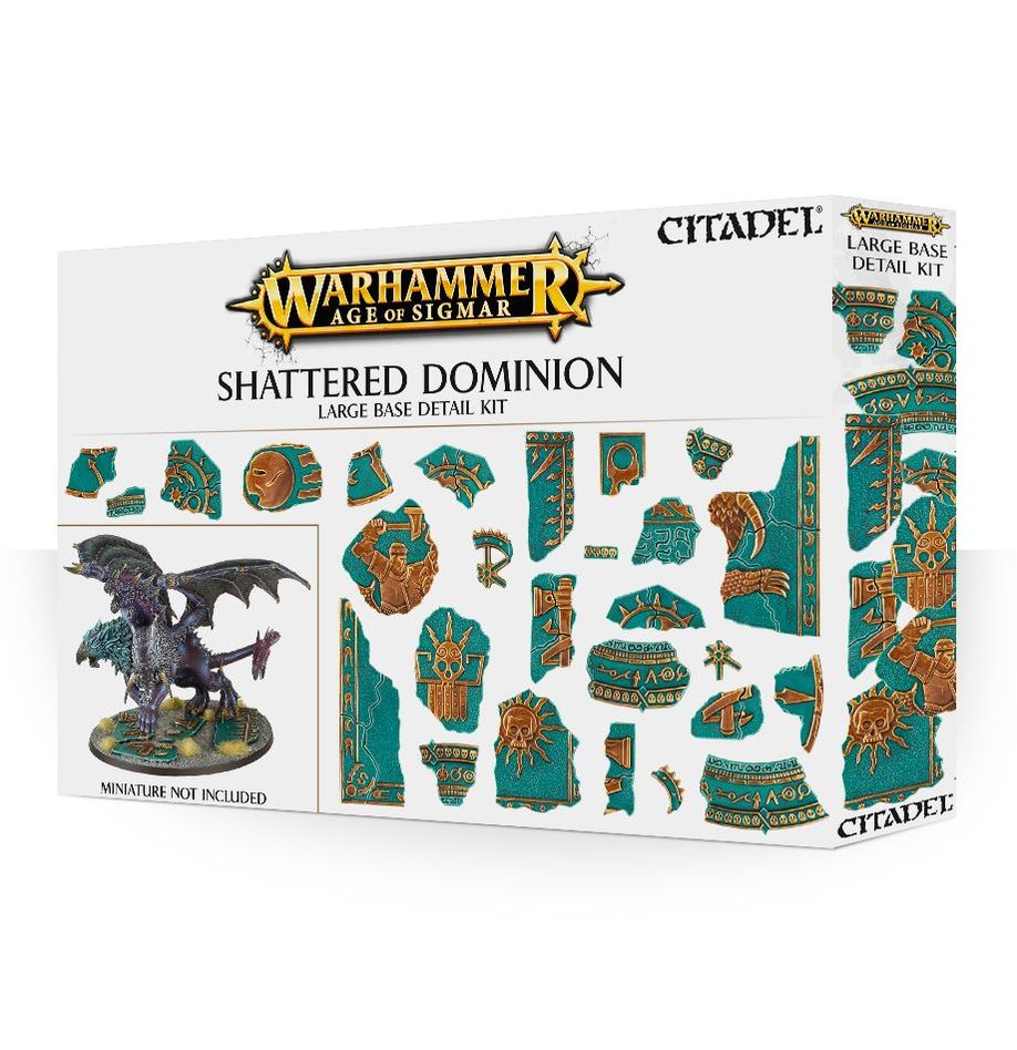 Warhammer: Age of Sigmar - SHATTERED DOMINION LARGE BASE DETAIL KIT | Gamers Paradise