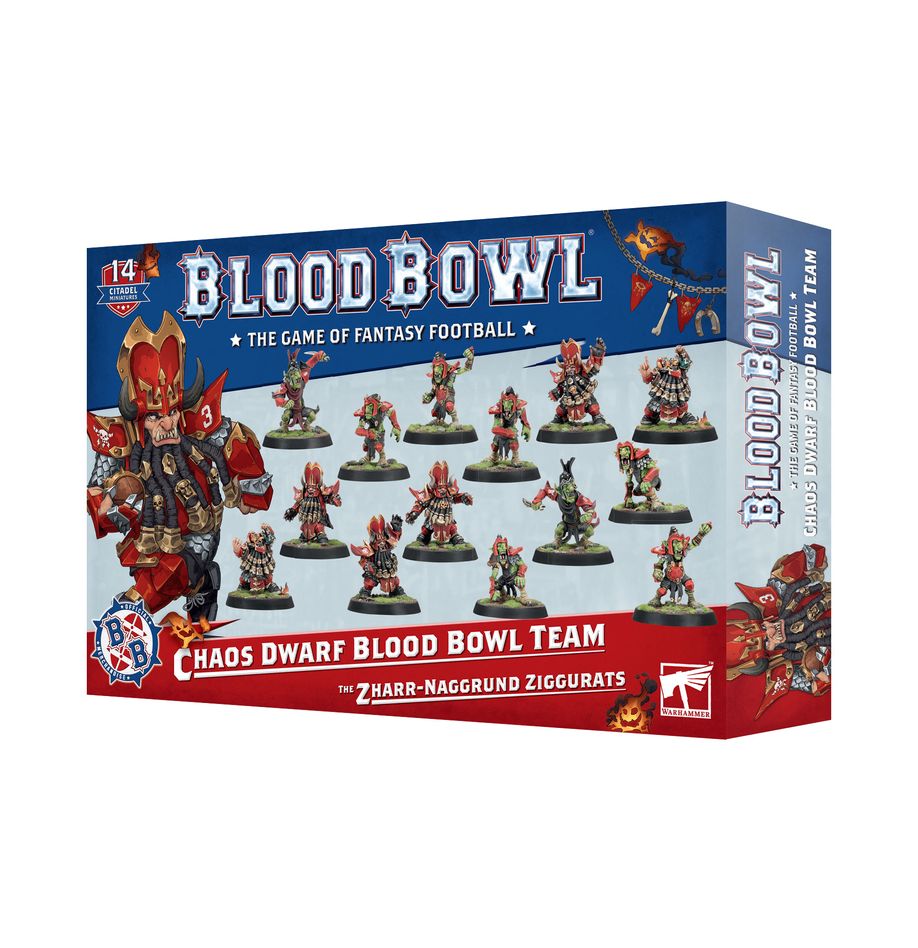 BLOOD BOWL: Chaos Dwarf Blood Bowl Team: The Zharr-Naggrund Ziggurats | Gamers Paradise