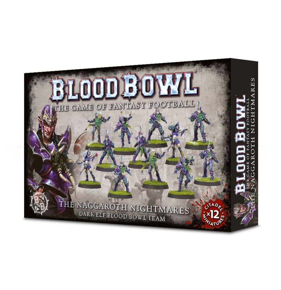 BLOOD BOWL: Dark Elf Blood Bowl Team – Naggaroth Nightmares | Gamers Paradise