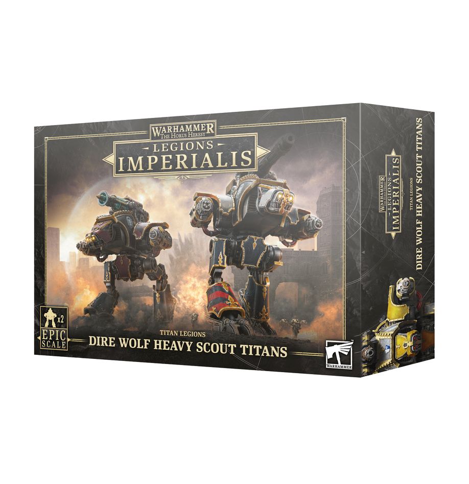 Warhammer: Legions Imperialis - Titan Legions - Dire Wolf Heavy Scout Titans | Gamers Paradise