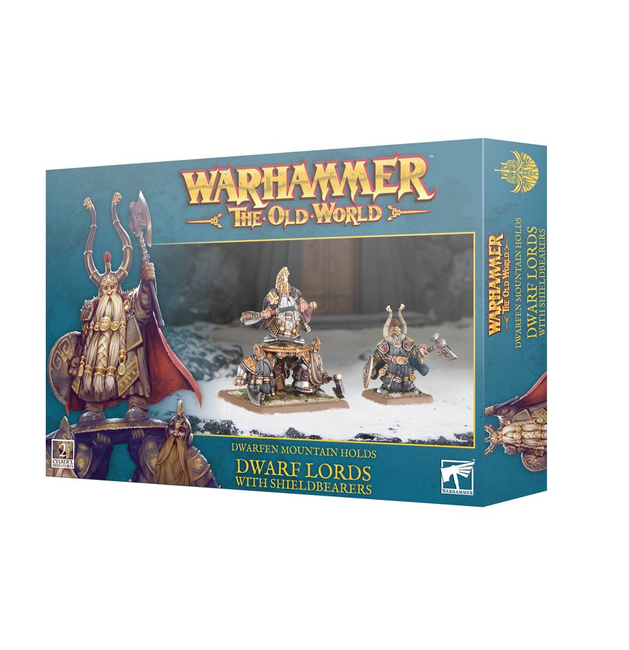 WARHAMMER: THE OLD WORLD - DMH - DWARF LORDS WITH SHIELDBEARERS | Gamers Paradise