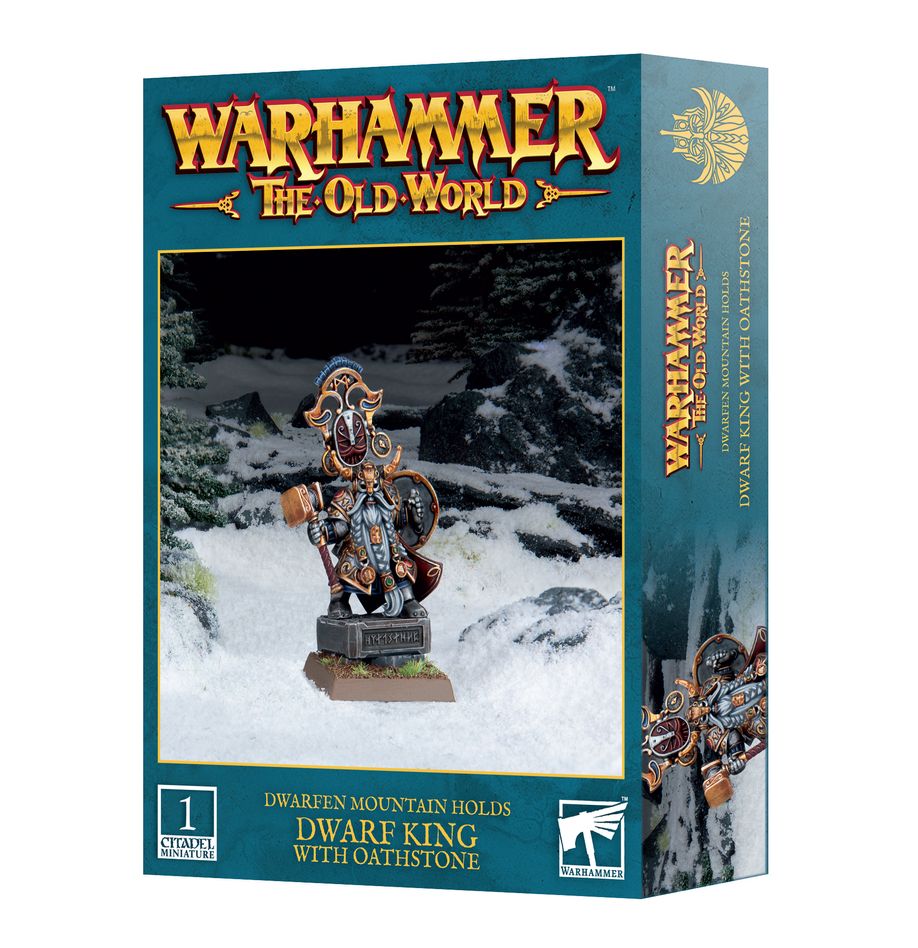 WARHAMMER: THE OLD WORLD - DMH - Dwarf King With Oathstone | Gamers Paradise