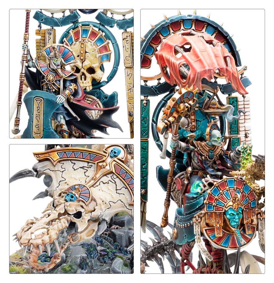 WARHAMMER: THE OLD WORLD – TOMB KINGS OF KHEMRI - TOMB KING/LICHE PRIEST ON NECROLITH BONE DRAGON | Gamers Paradise