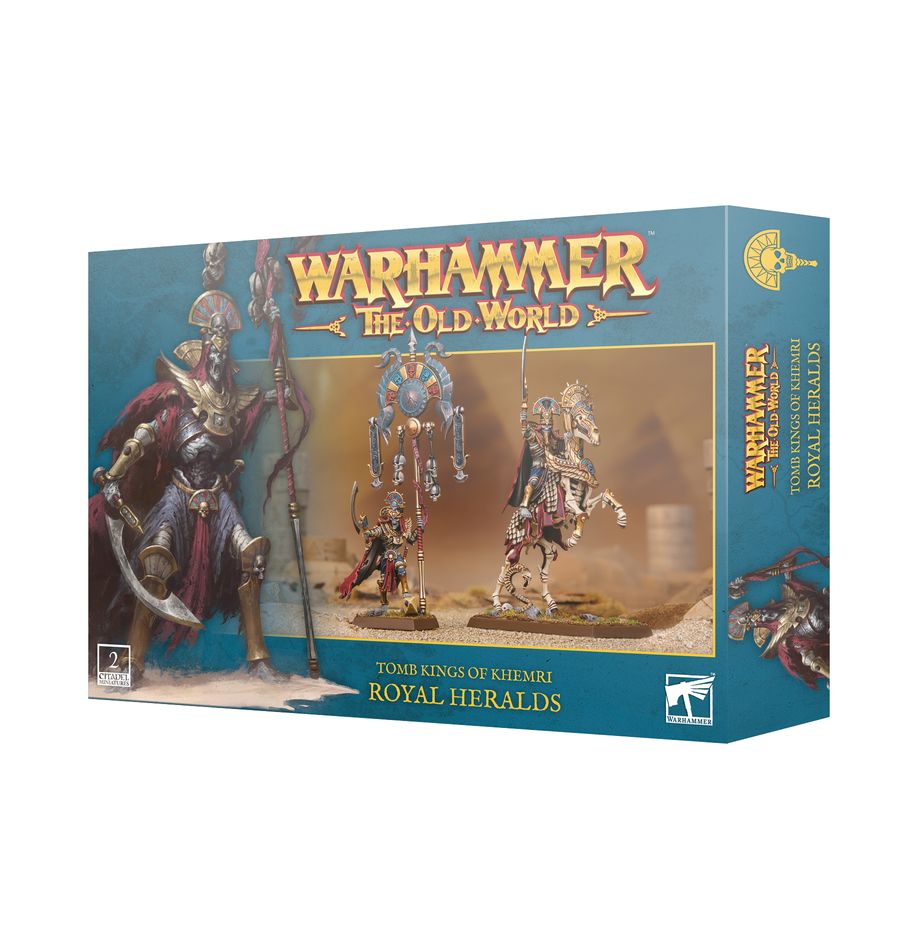 WARHAMMER: THE OLD WORLD – TOMB KINGS OF KHEMRI - Royal Heralds (PREORDER) (RELEASES 10/18/25) | Gamers Paradise