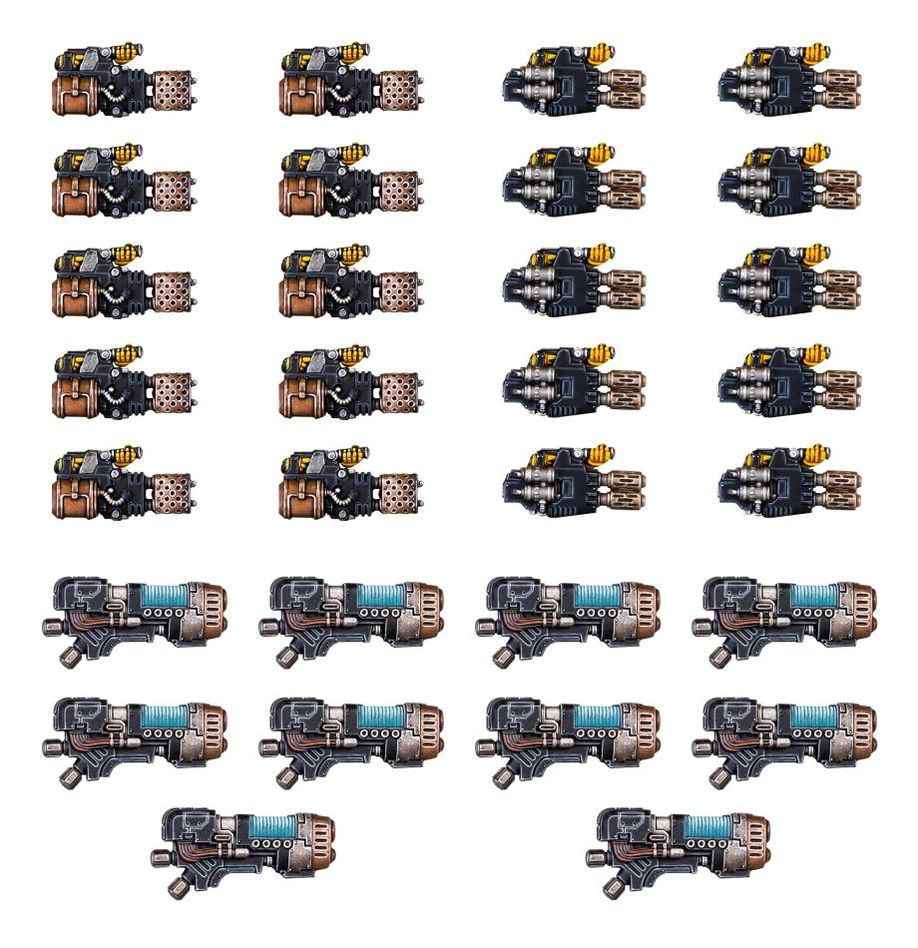 LEGIONES ASTARTES: Heavy Weapons Upgrade Set – Heavy Flamers, Multi-meltas, and Plasma Cannons | Gamers Paradise