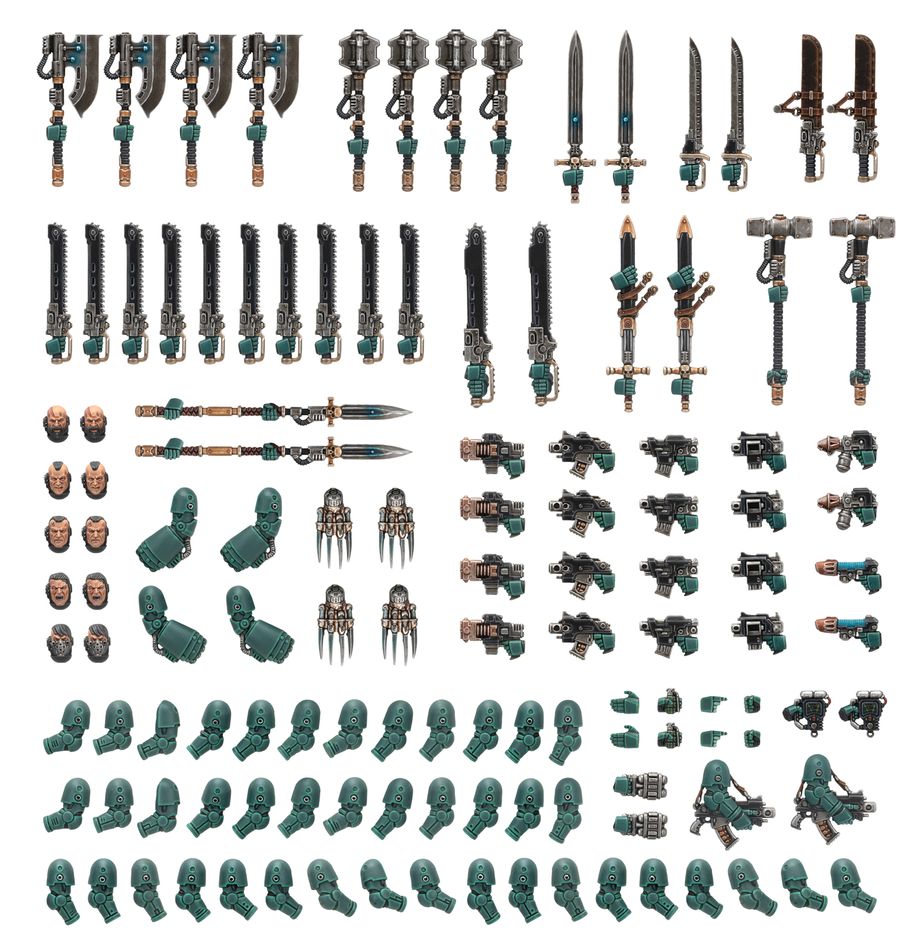 Warhammer: Legions Imperialis - Legiones Astartes -Melee Weapons Upgrade Set | Gamers Paradise