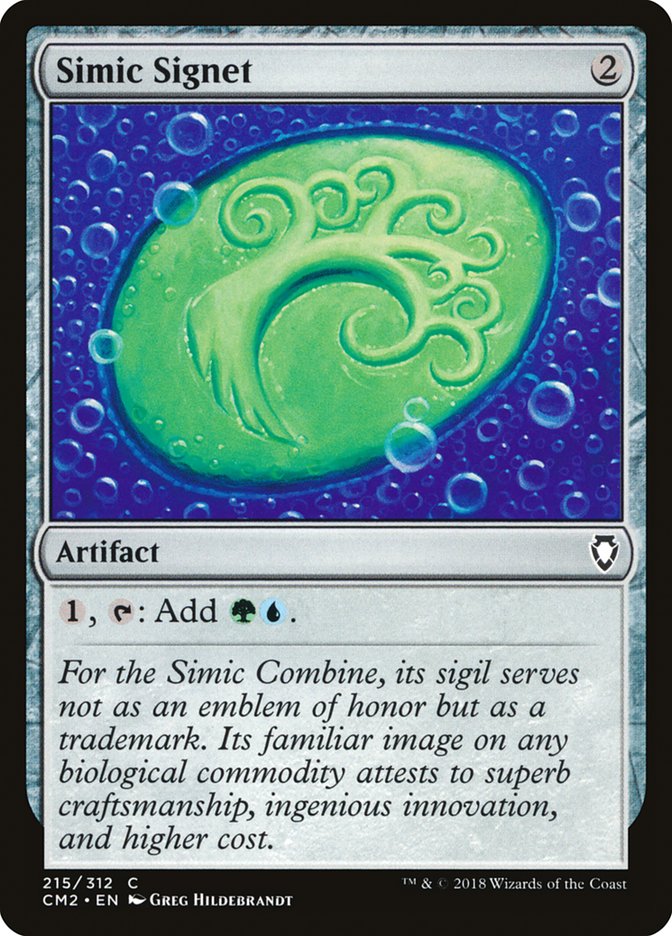 Simic Signet (215/312) [Commander Anthology Volume II] | Gamers Paradise