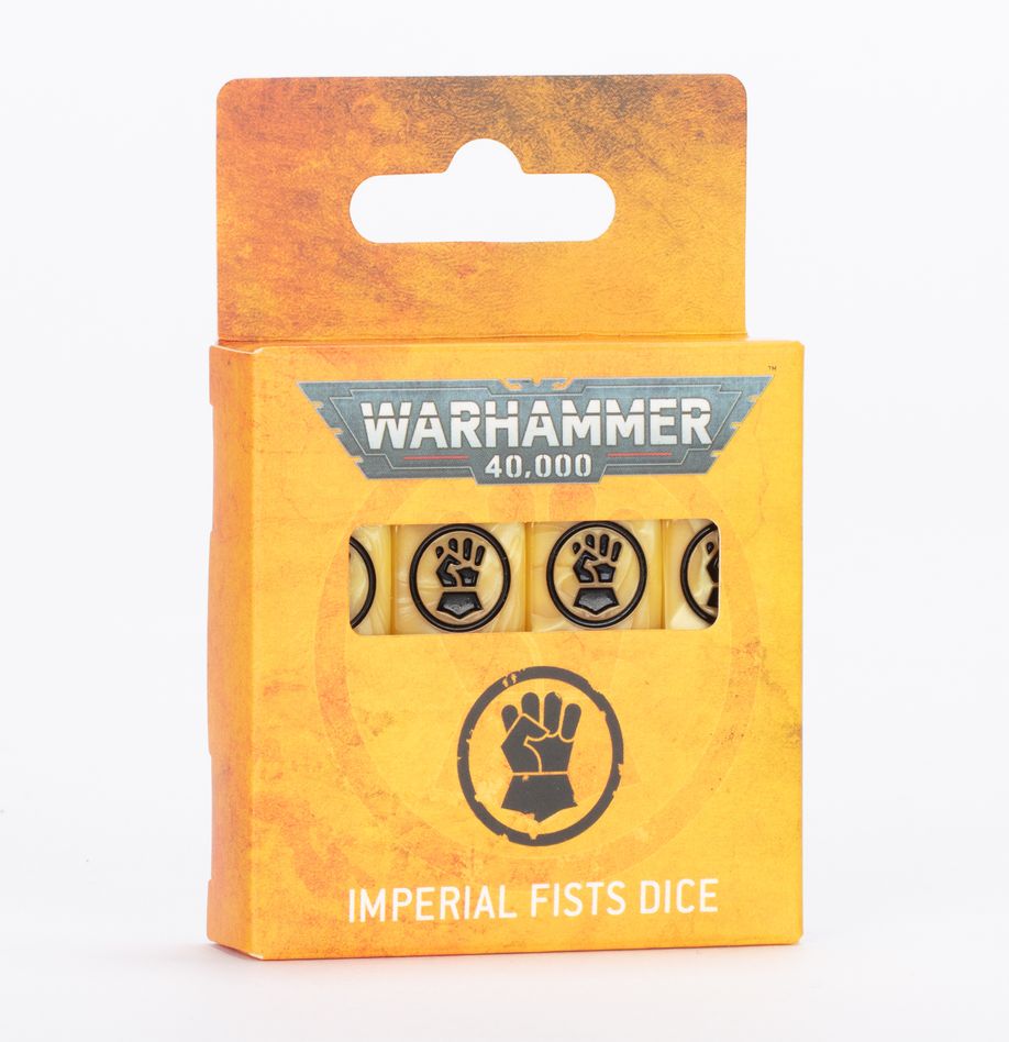 Warhammer 40k - Imperial Fists Dice (PREORDER) | Gamers Paradise