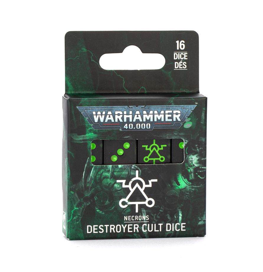 Warhammer 40k - Necrons - Destroyer Cult Dice (PREORDER) | Gamers Paradise