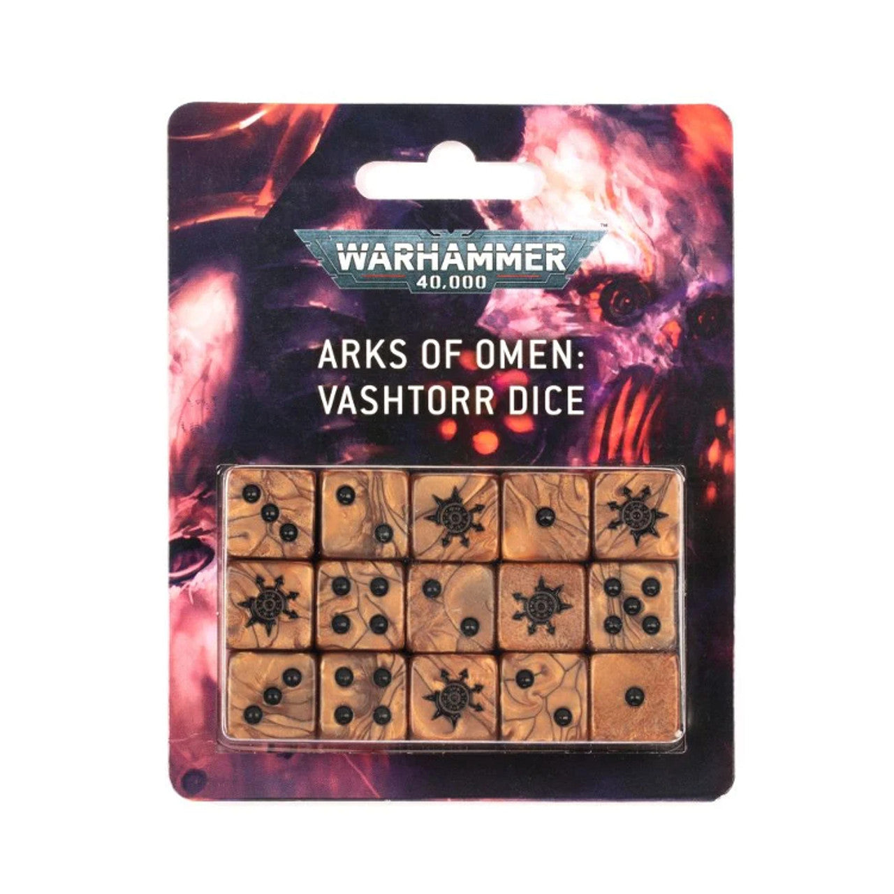 Warhammer 40K: Arks of Omen Vashtorr Dice Set | Gamers Paradise