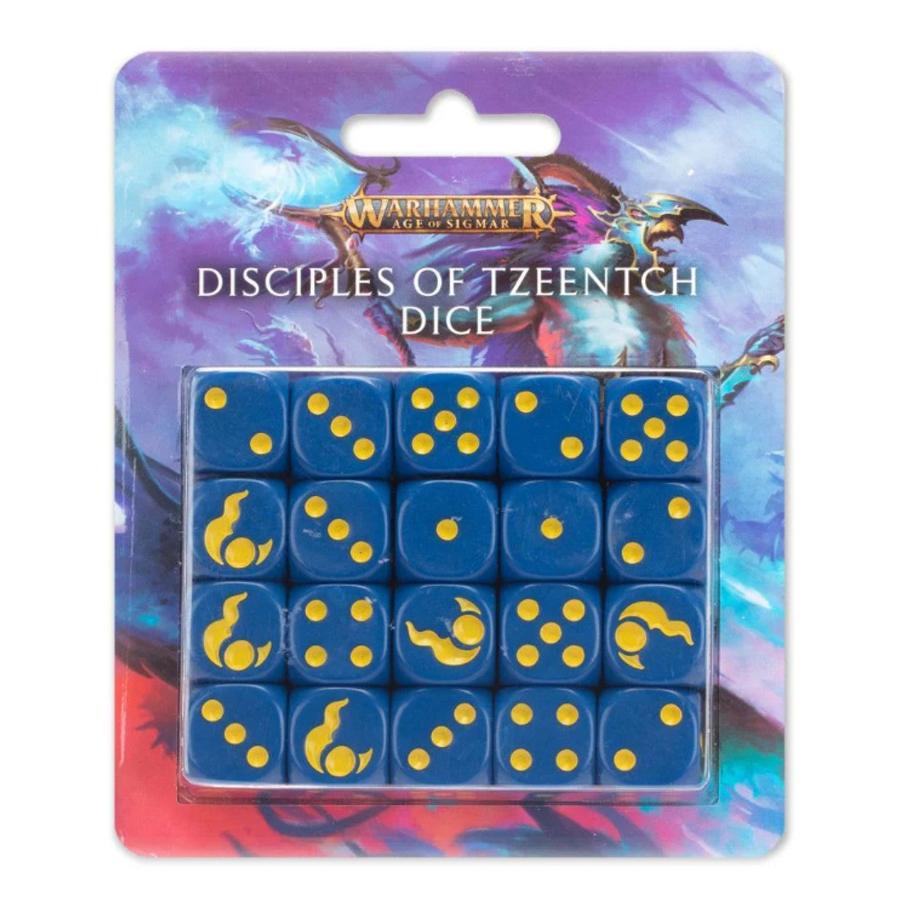 Warhammer Age of Sigmar: Disciples of Tzeentch Dice Set | Gamers Paradise