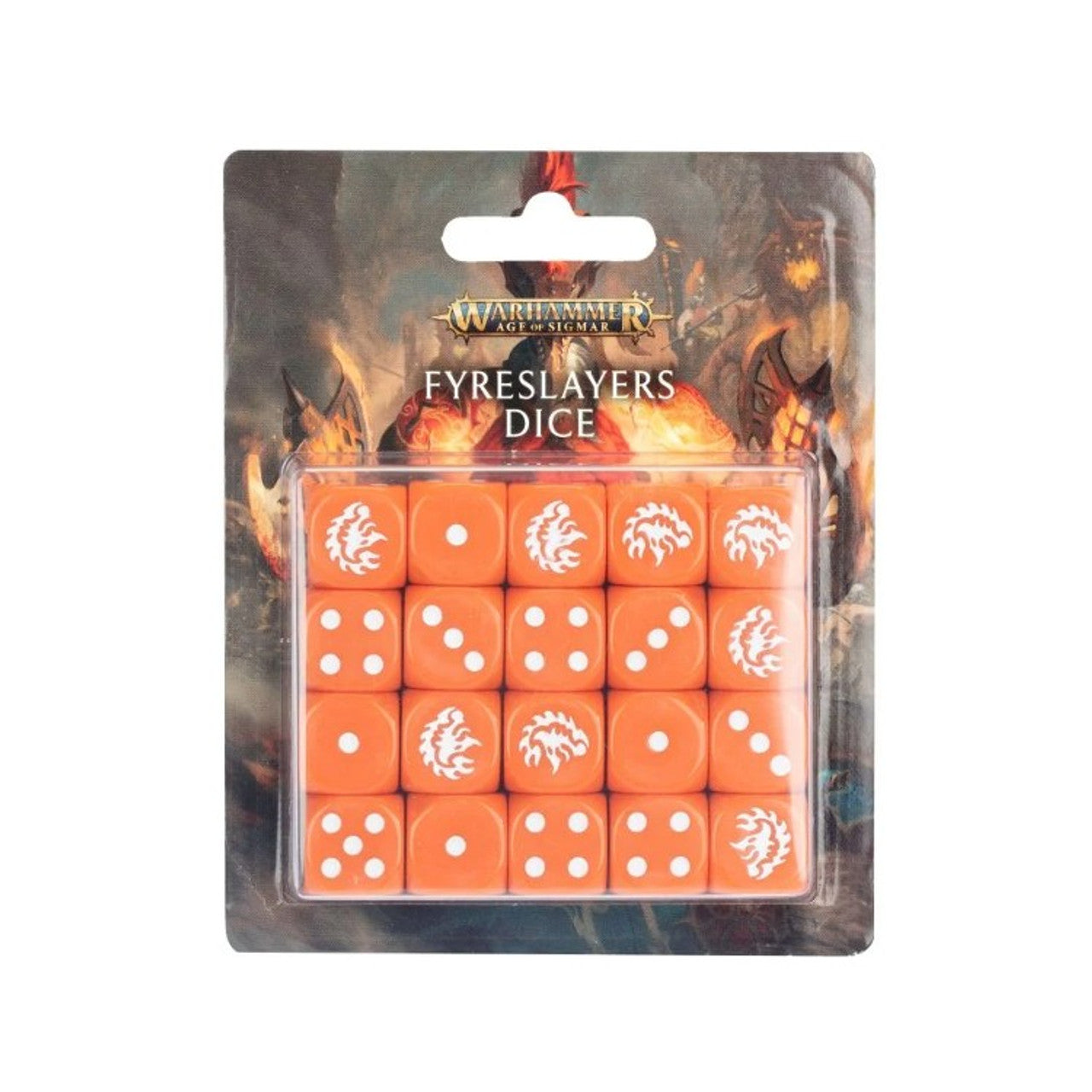 Warhammer Age of Sigmar: Fyreslayers Dice Set | Gamers Paradise