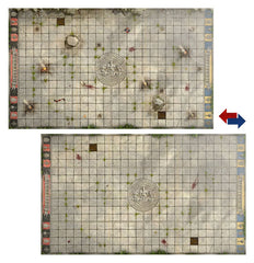BLOOD BOWL: Bretonnian Pitch: Double-sided Pitch and Dugouts (PREORDER) | Gamers Paradise