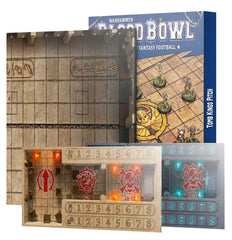 BLOOD BOWL: Tomb Kings Pitch: Double-sided Pitch and Dugouts Set (PREORDER) | Gamers Paradise