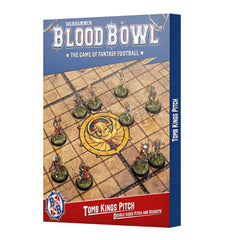 BLOOD BOWL: Tomb Kings Pitch: Double-sided Pitch and Dugouts Set (PREORDER) | Gamers Paradise