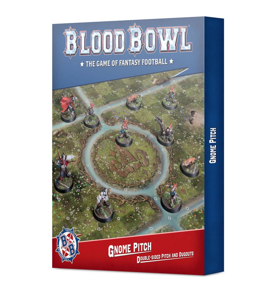 BLOOD BOWL: GNOME PITCH - DOUBLE SIDED PITCH & DUGOUTS | Gamers Paradise