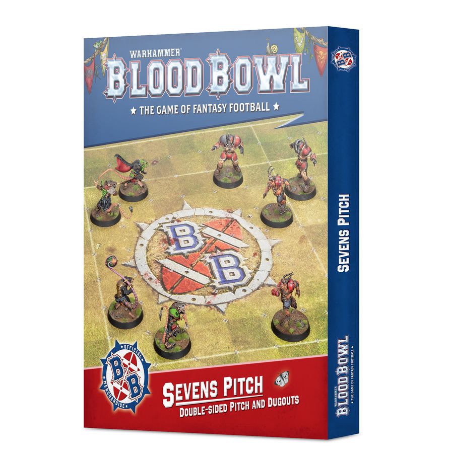 BLOOD BOWL: Sevens Pitch: Double-sided Pitch and Dugouts (PREORDER) | Gamers Paradise