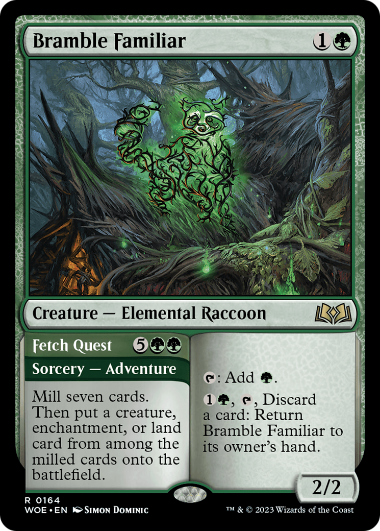 Bramble Familiar // Fetch Quest [Wilds of Eldraine] | Gamers Paradise