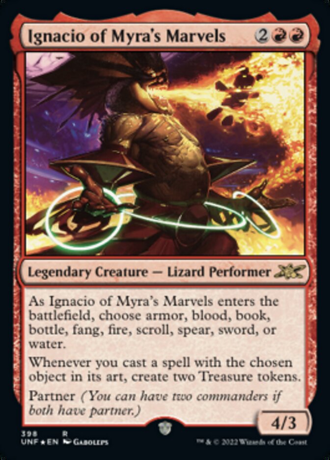 Ignacio of Myra's Marvels (Galaxy Foil) [Unfinity] | Gamers Paradise