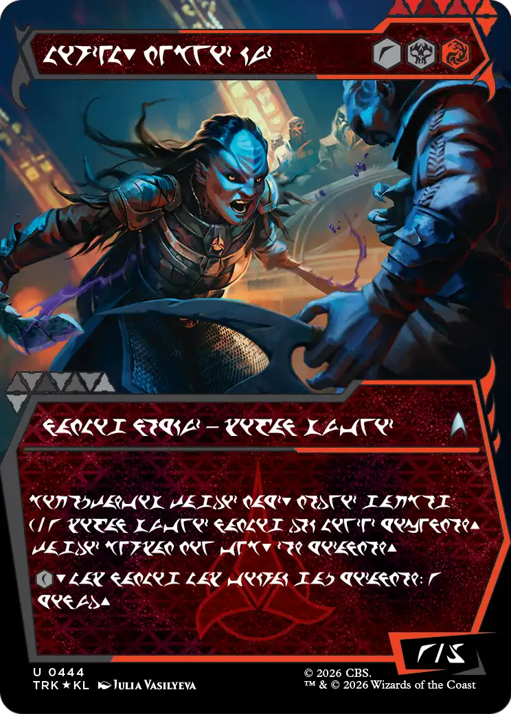L'Rell, Fierce Visionary (Showcase) (Klingon) [Star Trek] | Gamers Paradise