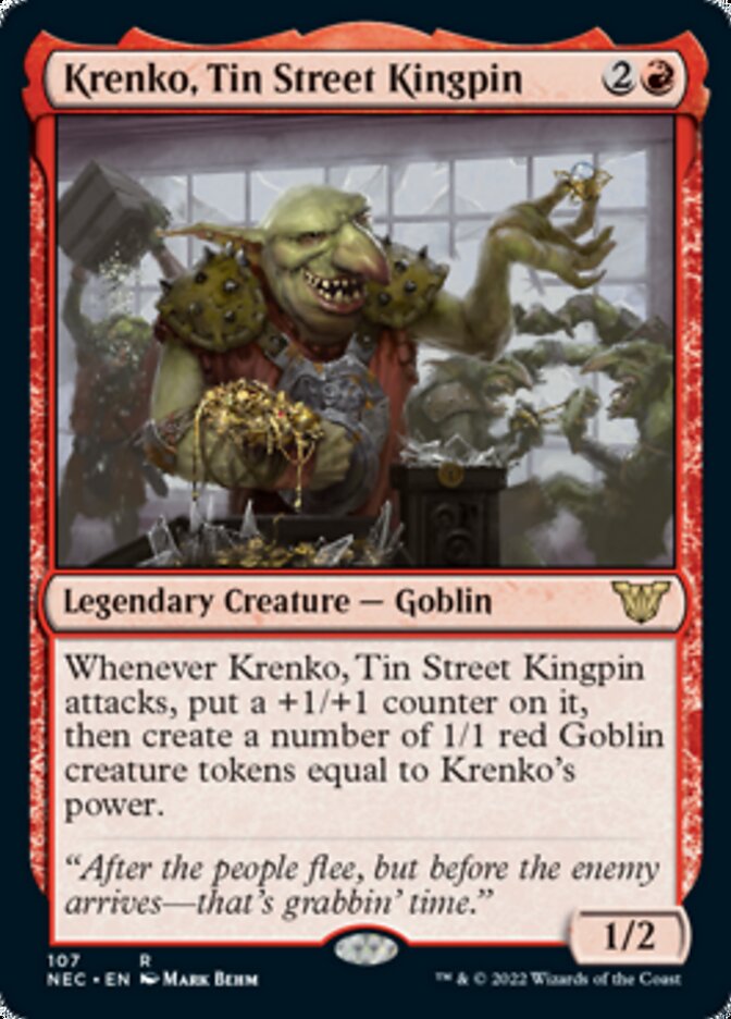 Krenko, Tin Street Kingpin [Kamigawa: Neon Dynasty Commander] | Gamers Paradise