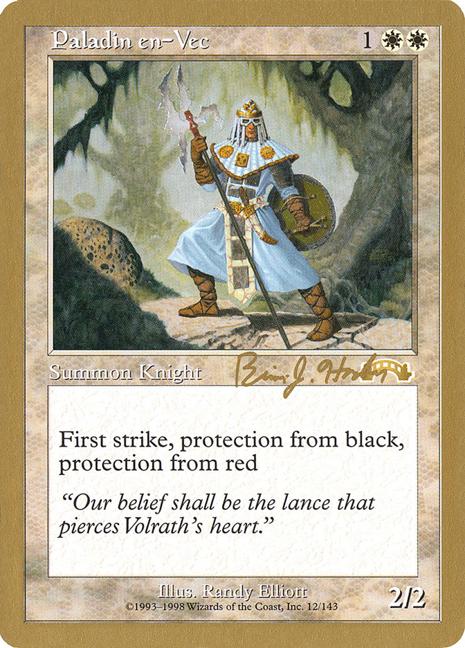 Paladin en-Vec (Brian Hacker) [World Championship Decks 1998] | Gamers Paradise