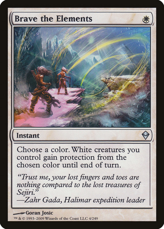Brave the Elements [Zendikar] | Gamers Paradise