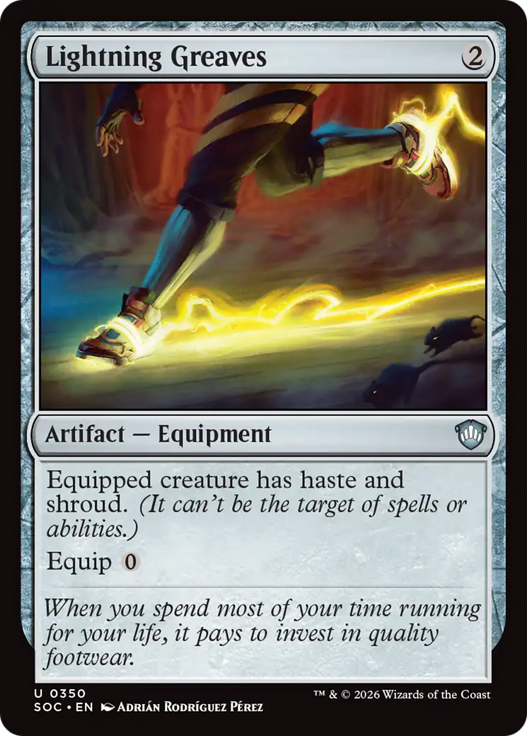 Lightning Greaves [Secrets of Strixhaven Commander] | Gamers Paradise
