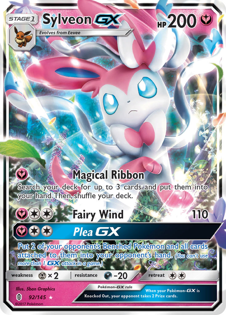 Sylveon GX (92/145) [Sun & Moon: Guardians Rising] | Gamers Paradise