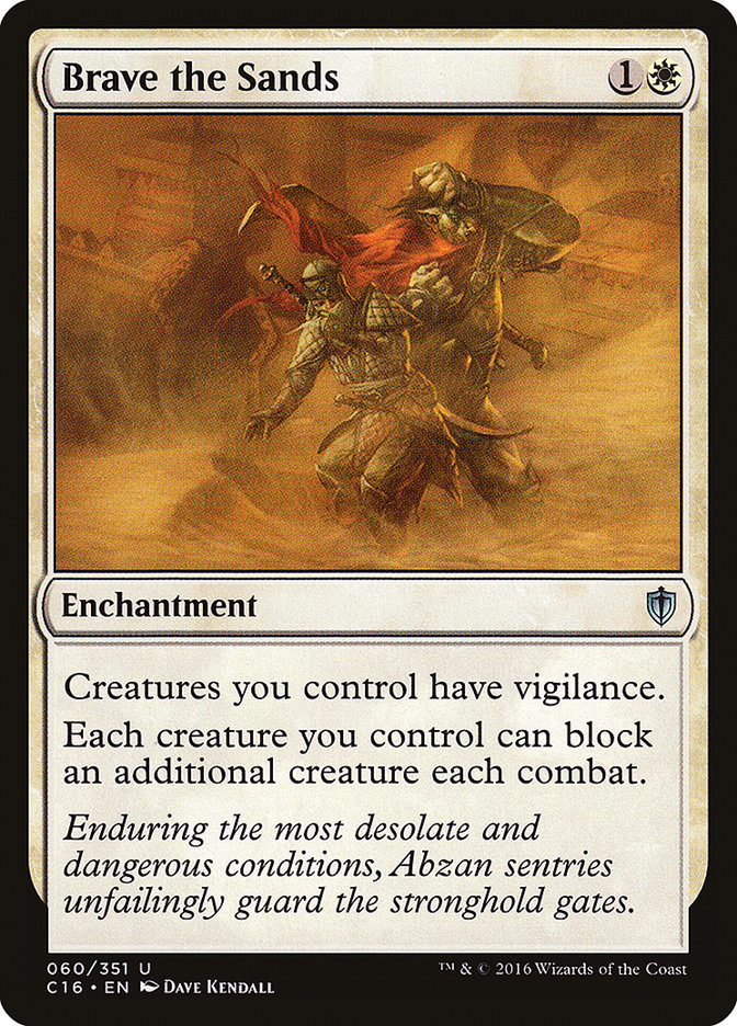 Brave the Sands [Commander 2016] | Gamers Paradise