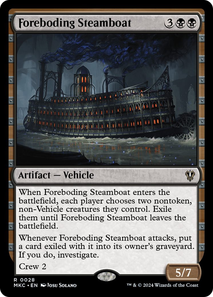 Foreboding Steamboat [Murders at Karlov Manor Commander] | Gamers Paradise