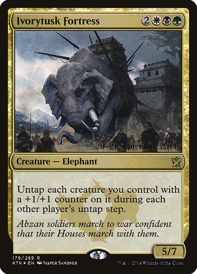 Ivorytusk Fortress [Khans of Tarkir Prerelease Promos] | Gamers Paradise
