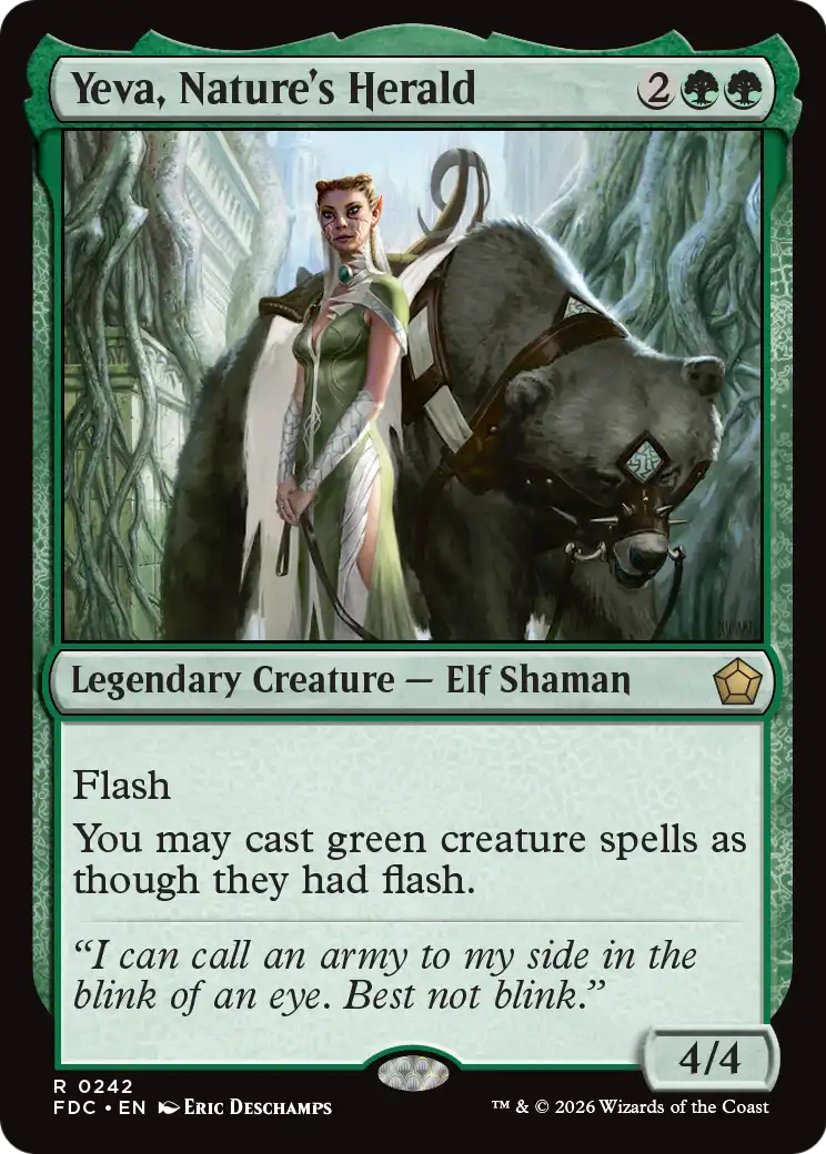 Yeva, Nature's Herald [Foundations Commander] | Gamers Paradise