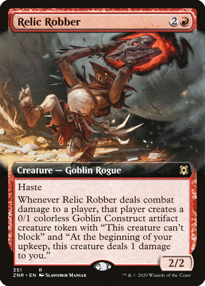 Relic Robber (Extended Art) [Zendikar Rising] | Gamers Paradise