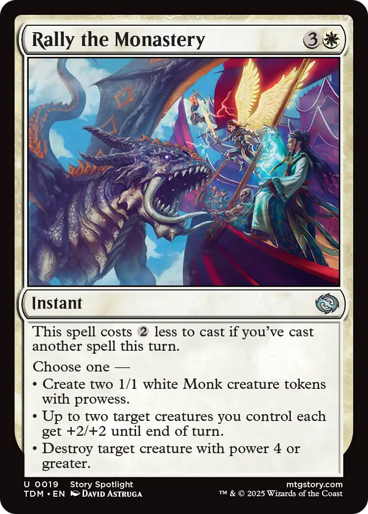 Rally the Monastery [Tarkir: Dragonstorm] | Gamers Paradise