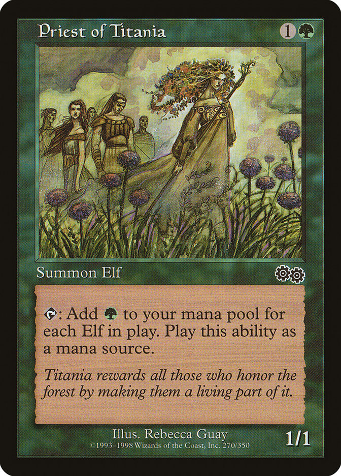 Priest of Titania [Urza's Saga] | Gamers Paradise