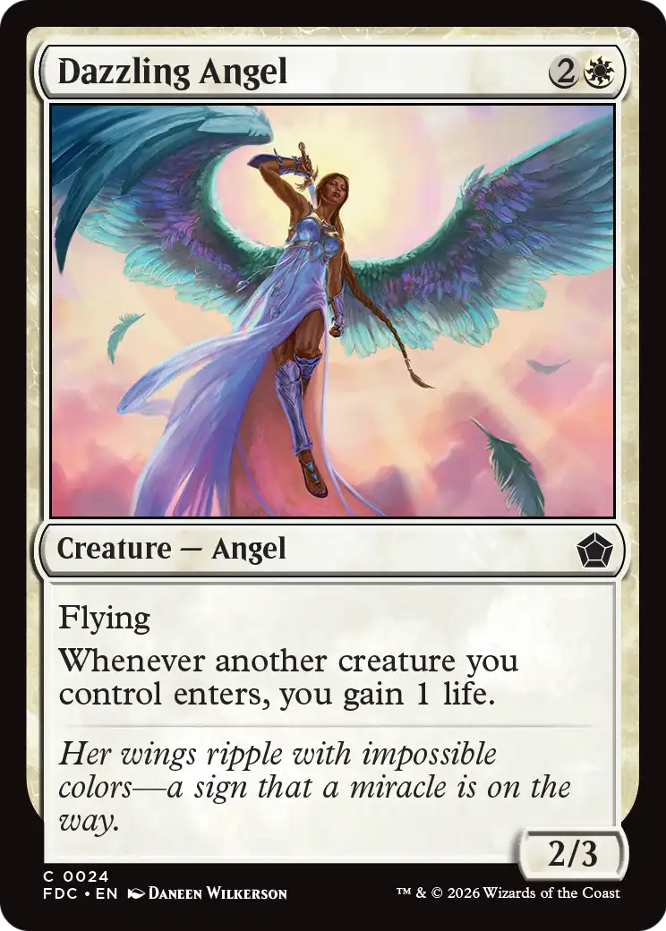 Dazzling Angel [Foundations Commander] | Gamers Paradise