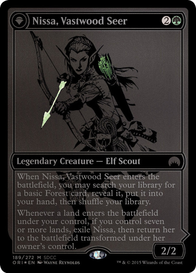 Nissa, Vastwood Seer // Nissa, Sage Animist [San Diego Comic-Con 2015] | Gamers Paradise