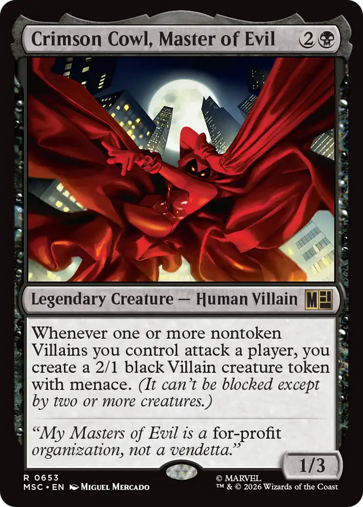 Crimson Cowl, Master of Evil [Marvel Super Heroes Commander] | Gamers Paradise