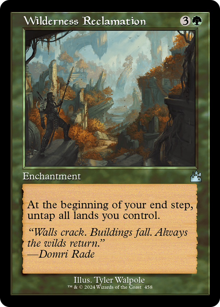 Wilderness Reclamation (Retro Frame) [Ravnica Remastered] | Gamers Paradise
