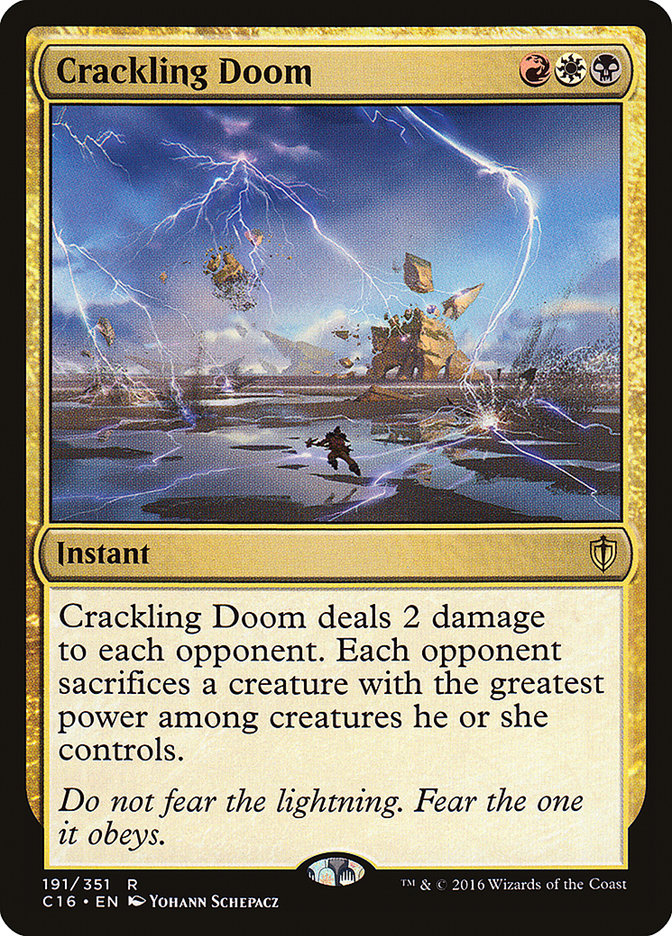 Crackling Doom [Commander 2016] | Gamers Paradise