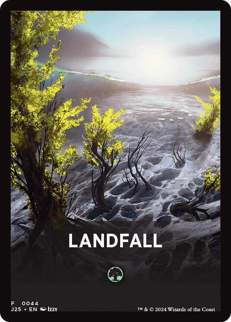 Landfall Theme Card [Foundations Jumpstart Front Cards] | Gamers Paradise