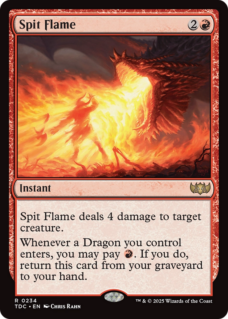 Spit Flame [Tarkir: Dragonstorm Commander] | Gamers Paradise