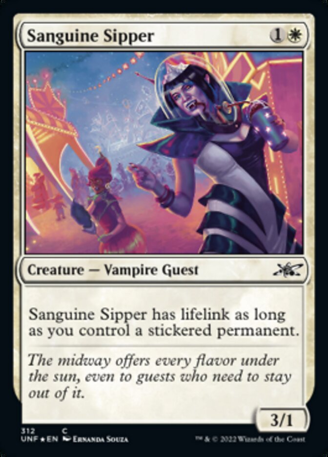 Sanguine Sipper (Galaxy Foil) [Unfinity] | Gamers Paradise