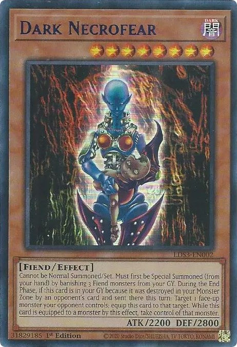 Dark Necrofear (Blue) [LDS3-EN002] Ultra Rare | Gamers Paradise